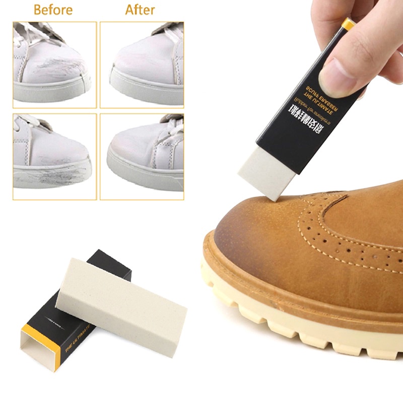 Cleaning Eraser Rubber Block For Suede Leather Shoes Shoe Brush Rubbing