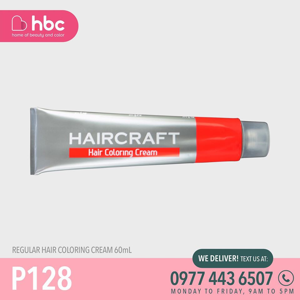 HAIRCRAFT Regular Hair Coloring Cream 60mL HBC Hair Color, hair dye
