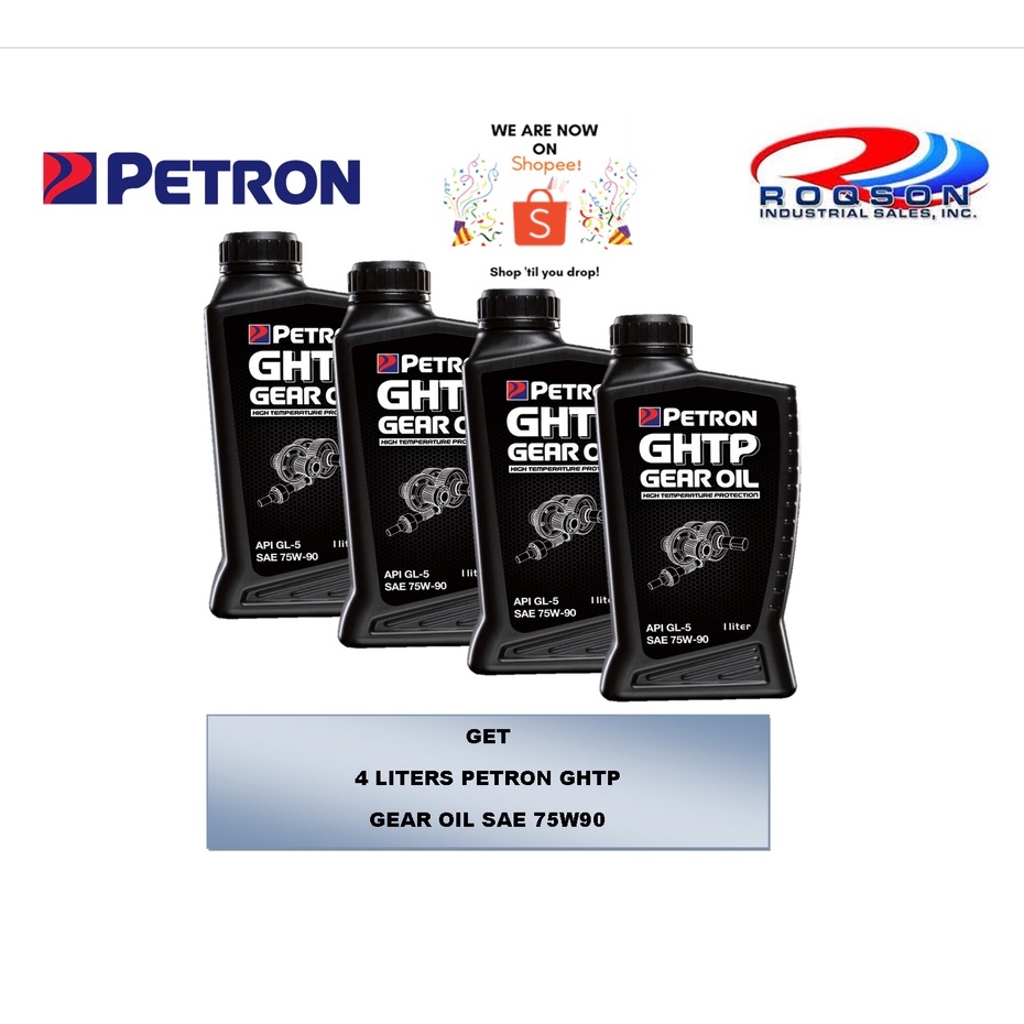 Petron GHTP Gear Oil 75W90 (4 Liters) Shopee Philippines