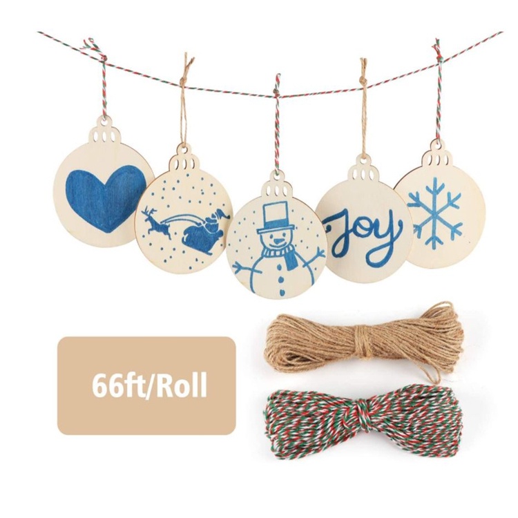 Wood Ball Christmas Flat Ornaments Patterns Shopee Philippines