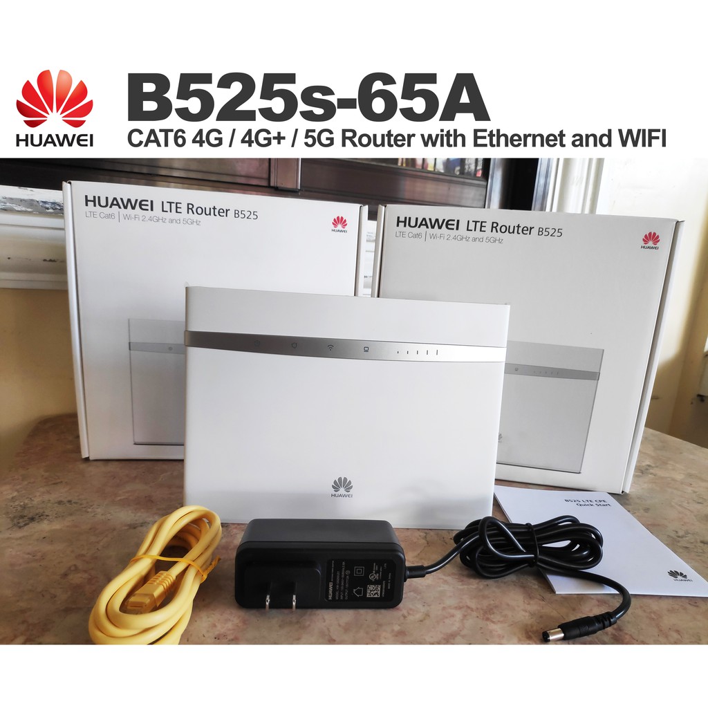 Huawei B525s65A B525 65a Open Line Modem Router Latest Version White