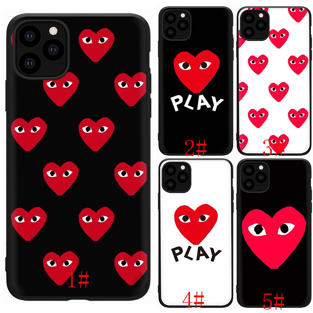CDG COMME des GARCONS TPU Phone Case For iphone X XR XS Max 11 11Pro 11