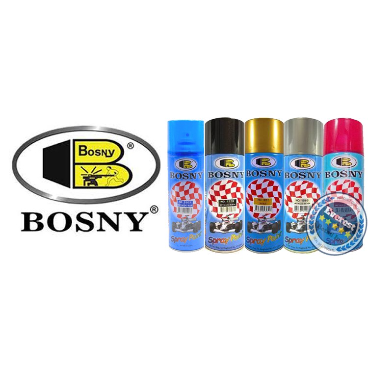 Bosny Metallic Spray Paint (Choose Color Variation) Shopee Philippines