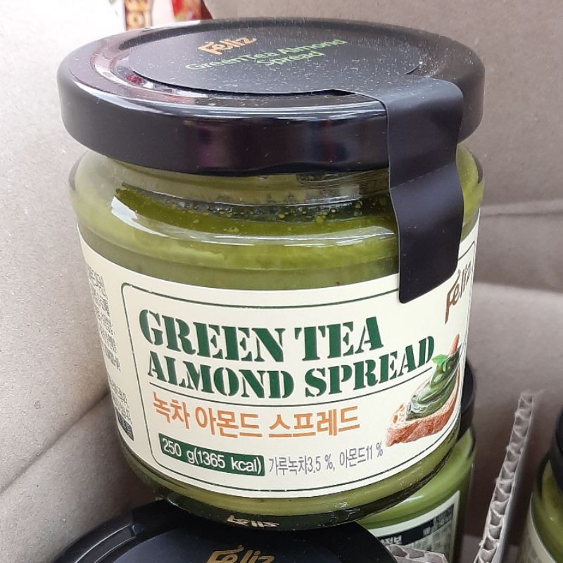 Feliz Green Tea Almond Milk Spread 250g Shopee Philippines