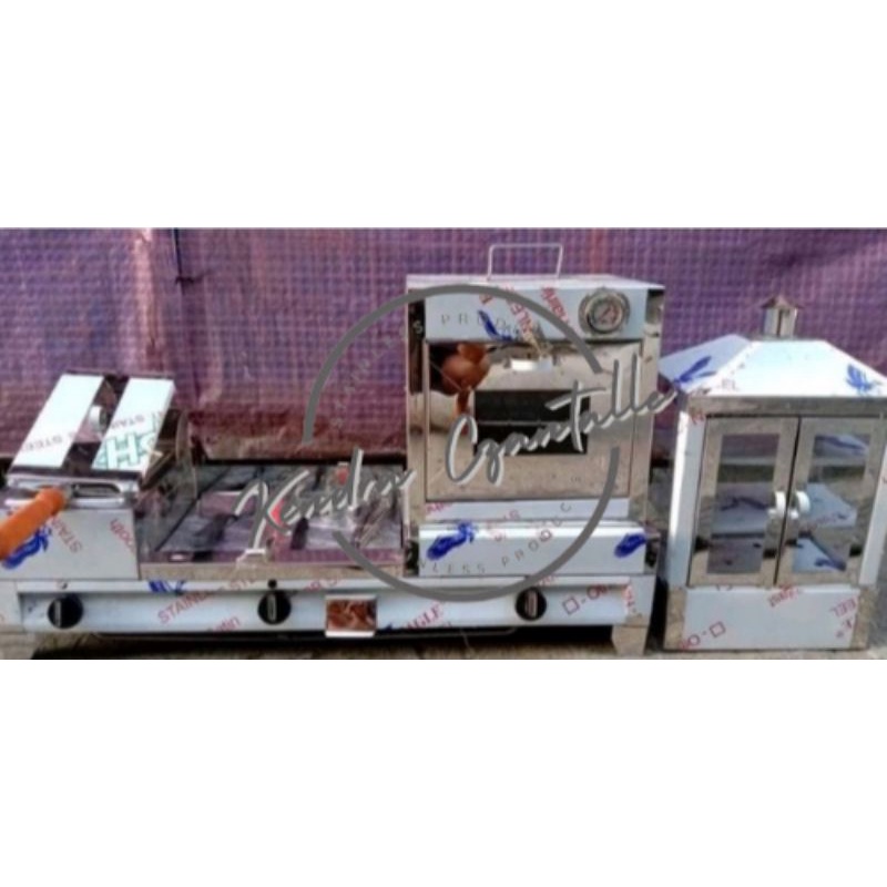 Pure Stainless 4 in 1 Burger Griddle Shopee Philippines