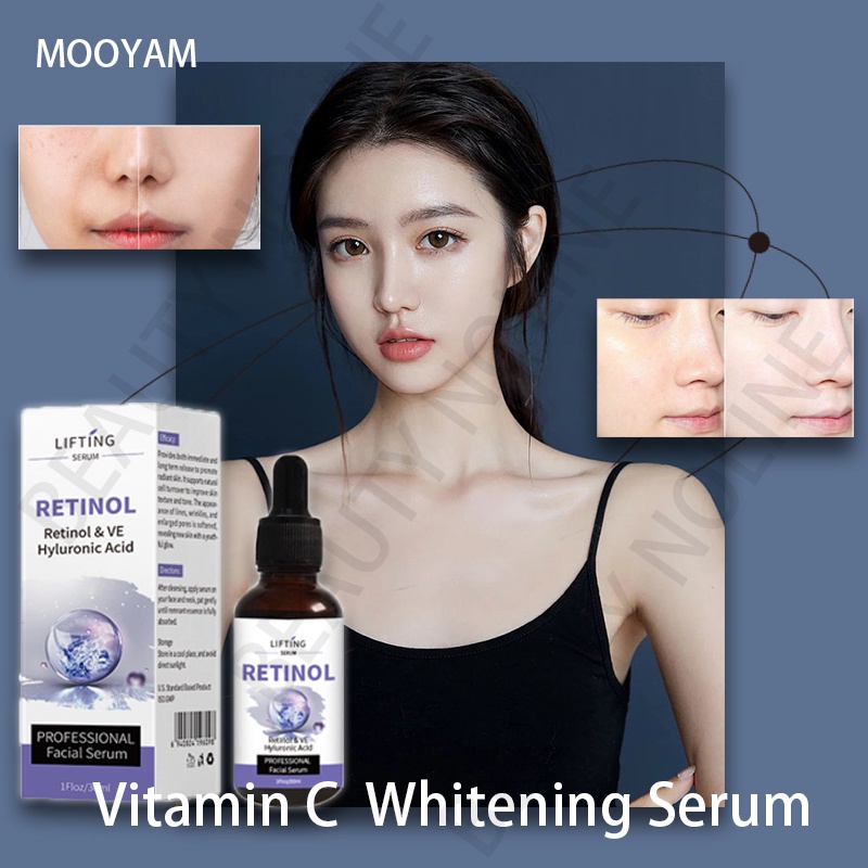 MOOYAM Vitamin C Hydrating Whitening Serum Anti Aging Vitamin A B E