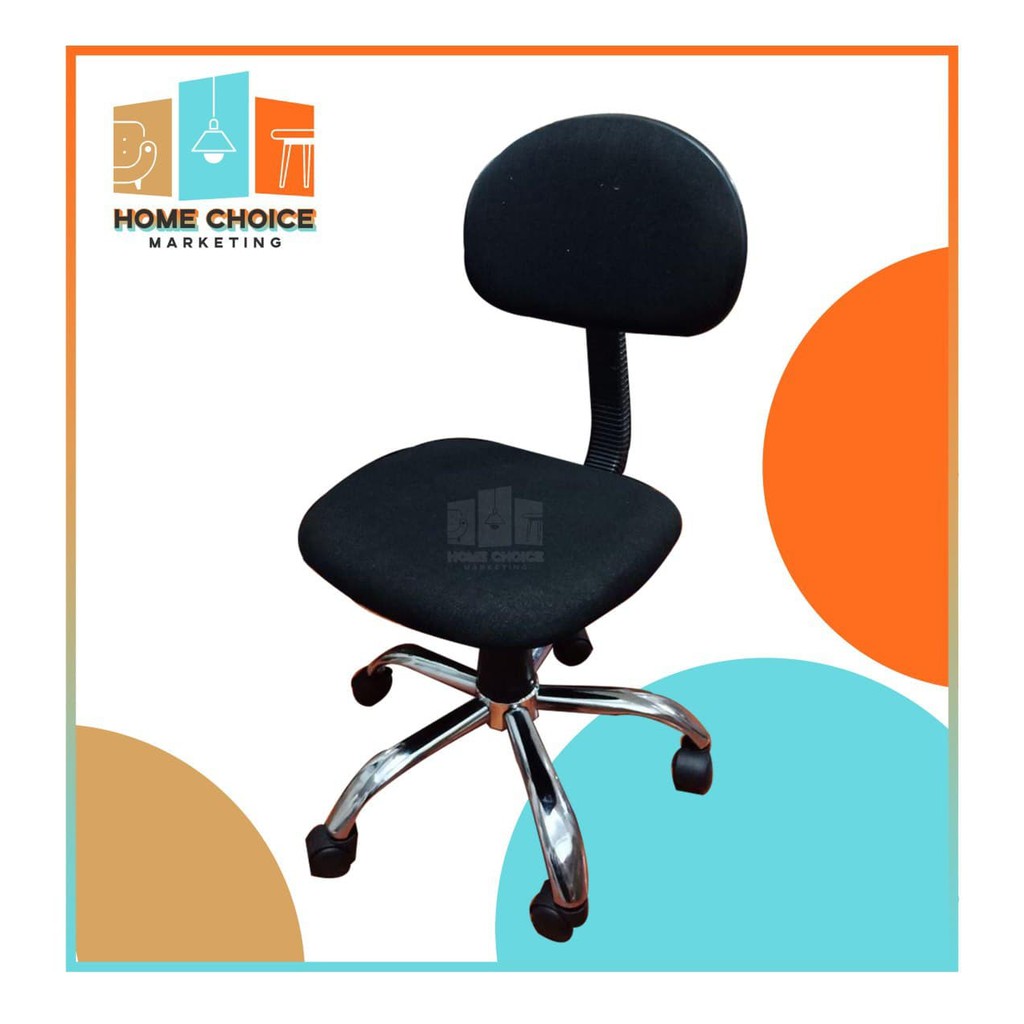 JIT DC10 OFFICE CHAIR / CLERICAL CHAIR / ERGONOMIC CHAIR (BLACK) Shopee Philippines