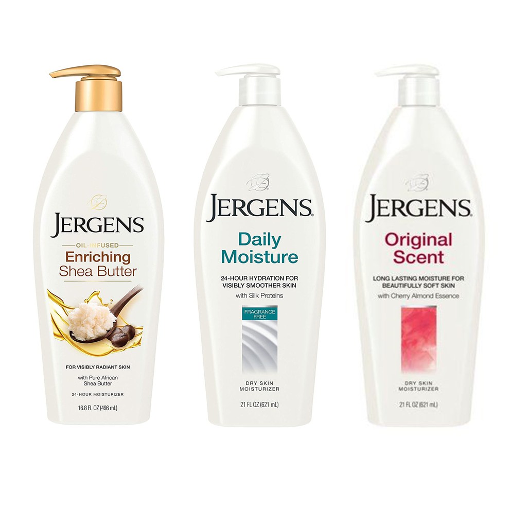 Jergens Lotion (Daily Moisture/Original Scent/Shea Butter) Shopee