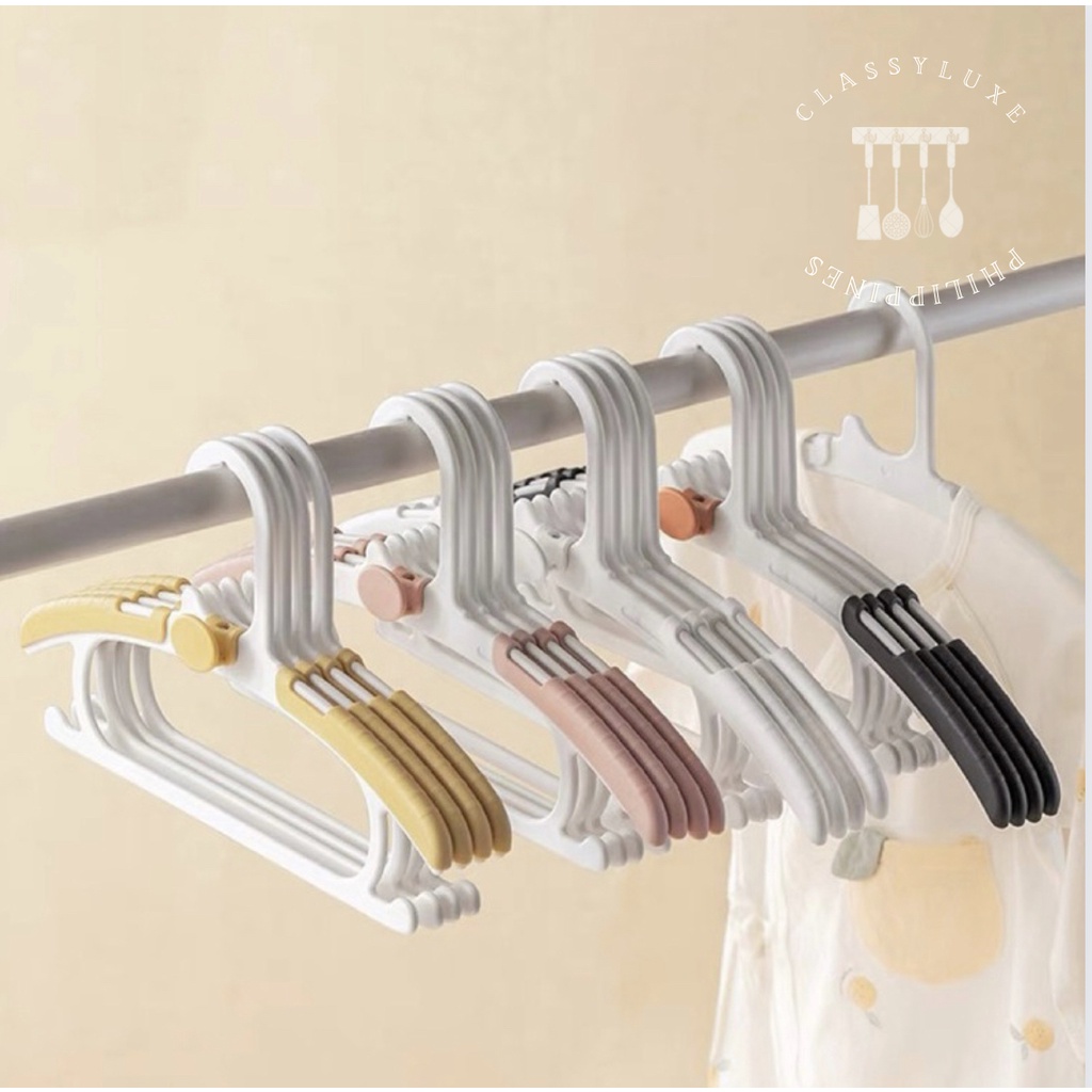 KITkitchen Baby Clothes Hanger Small Clothes Rack MultiFunctional