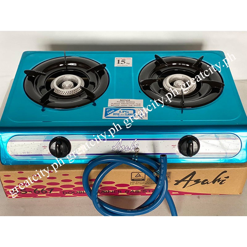 Asahi Double Burner Stove GS667 Shopee Philippines
