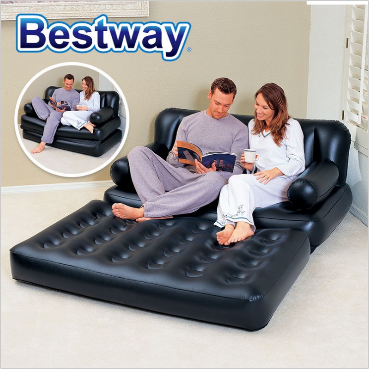 Bestway 5in1 Inflatable Sofa Bed With Electric Air Pump Shopee