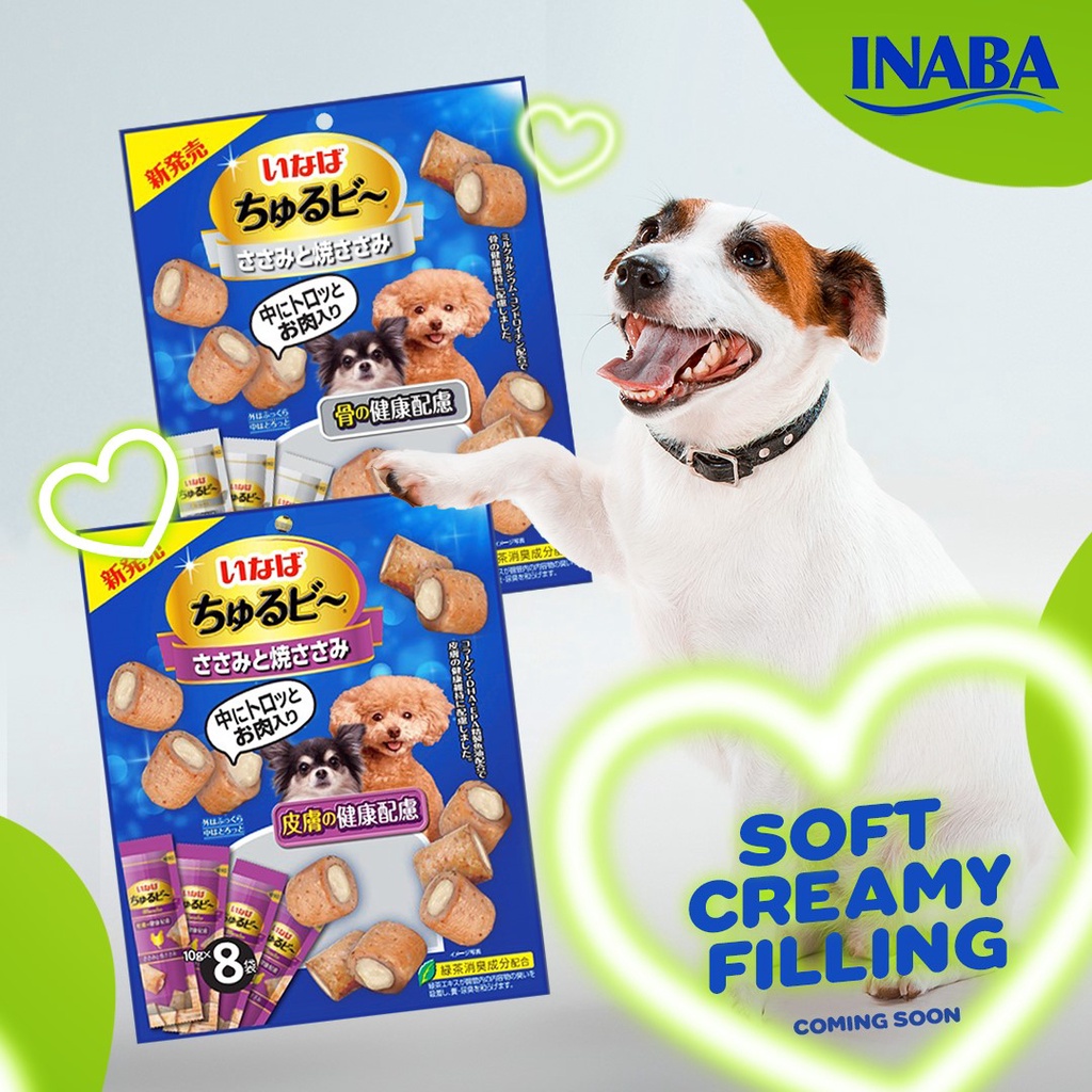 INABA Churu Bee Treats for Dogs 10g x 8 (JAPAN'S NUMBER 1 TREATS