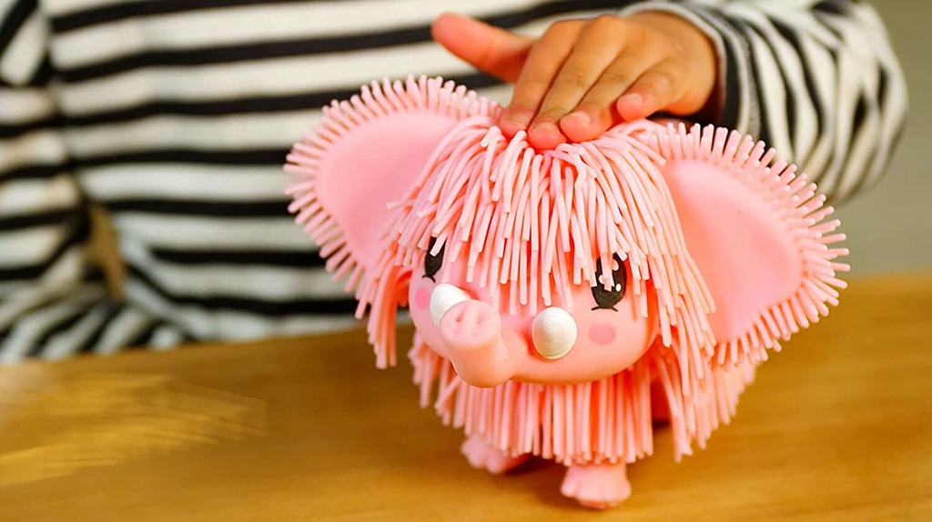 Jiggly Pets Rubbery Walking Elephant Pink Shopee Philippines
