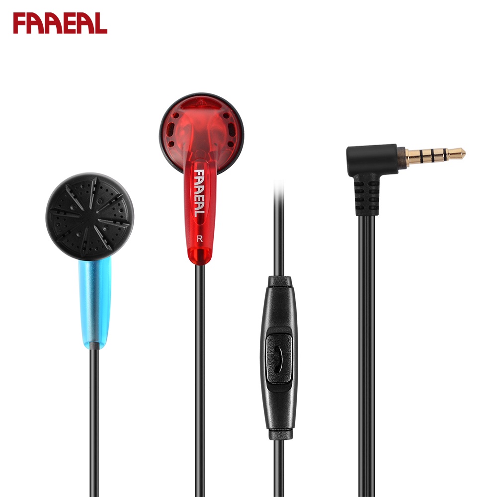 FAAEAL Iris Ancestor Earbuds 32 ohm In Ear Flat Head Earbuds HiFi 3.5mm