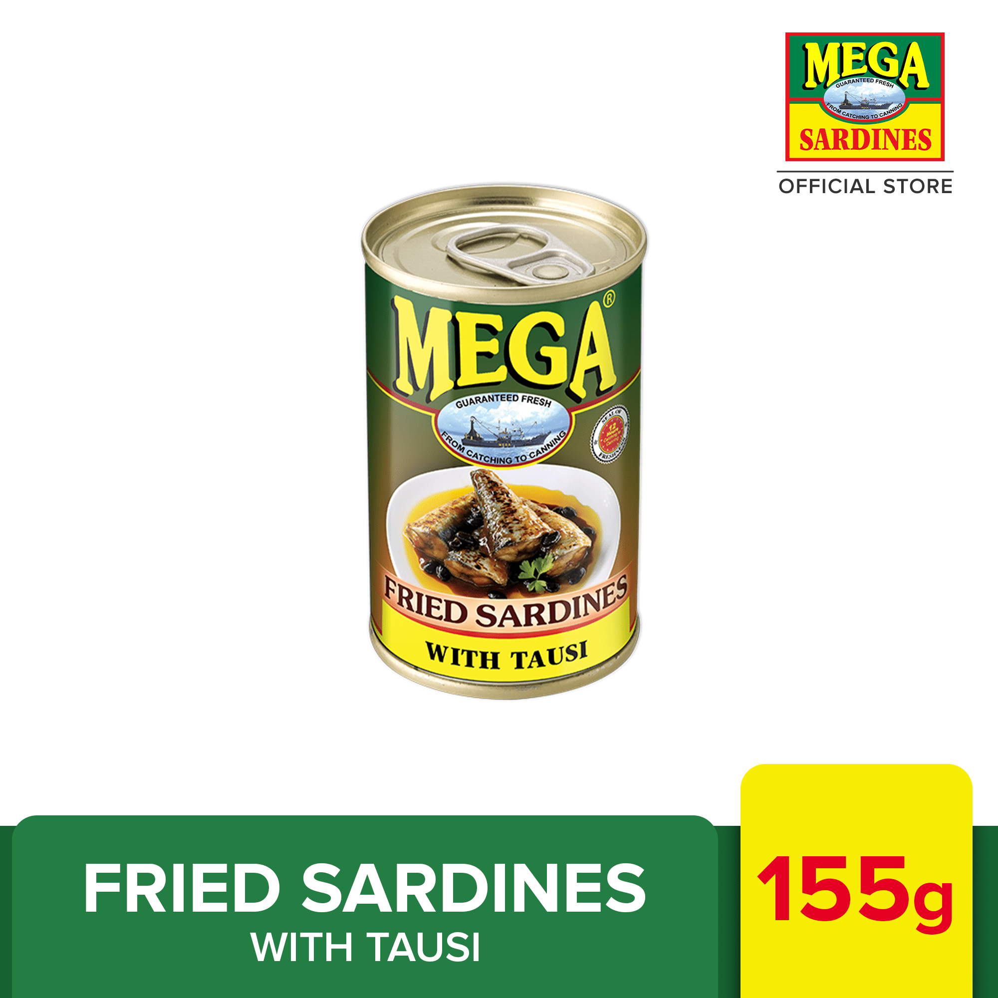 Mega Fried Sardines w/ Tausi 155g Shopee Philippines