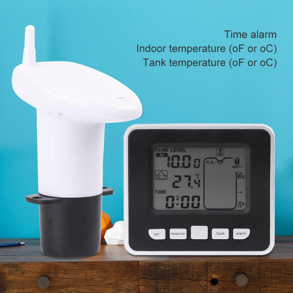 Wireless Ultrasonic Liquid Depth Level Gauge Meter Tank Shopee
