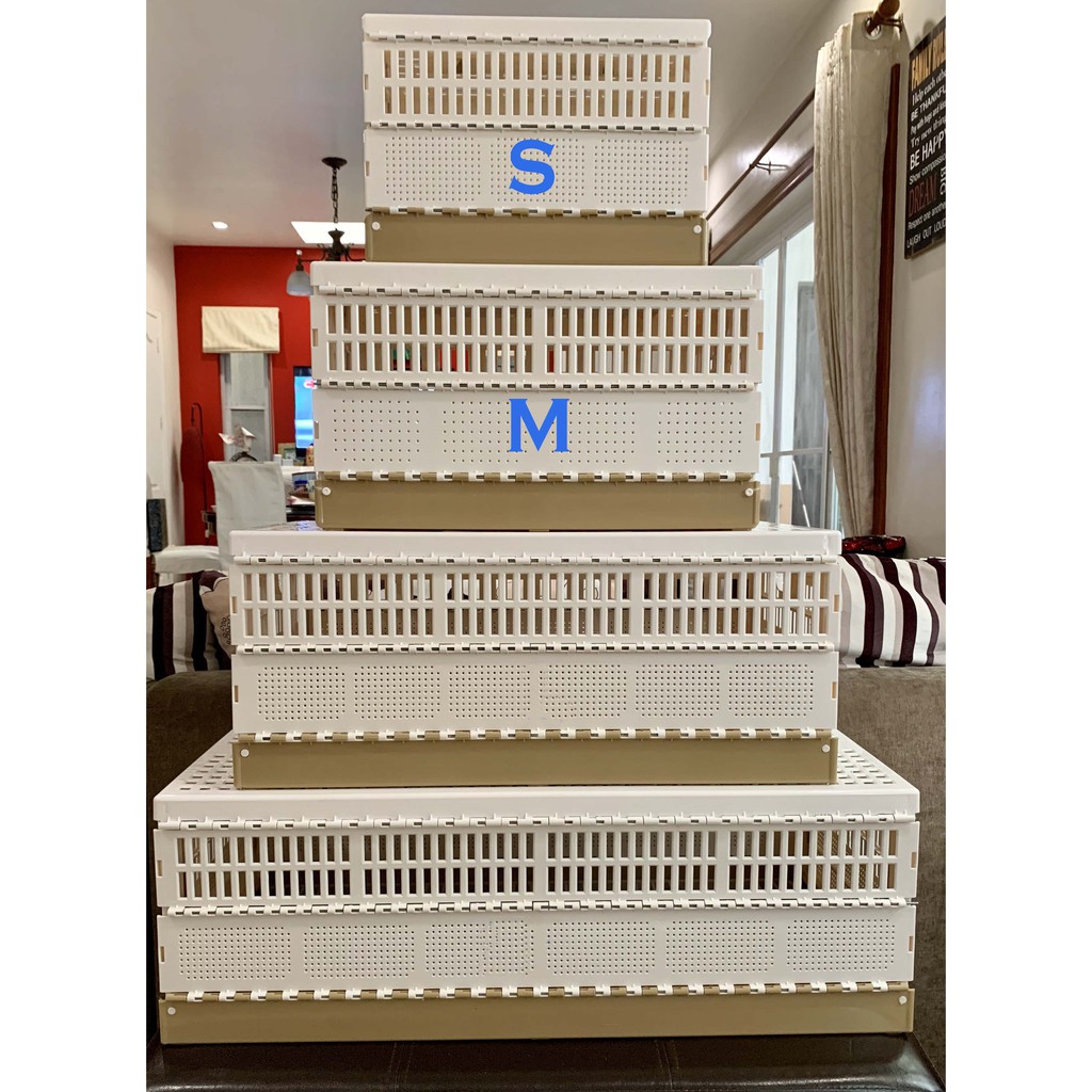 SMALL MEDIUM Taiwan Pigeon Foldable Training Box Tbox Cage Plastic ON