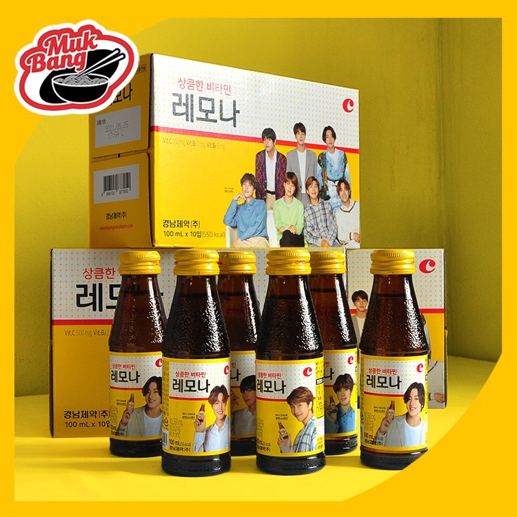 Lemona x BTS Vitamin C Bottled Drinks 100ml Shopee