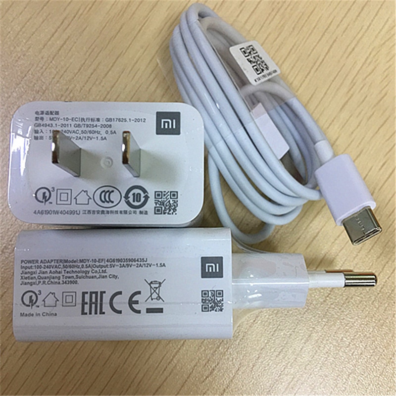 Original Xiaomi Mi 9 SE USB Fast Wall Charger QC3.0 18W