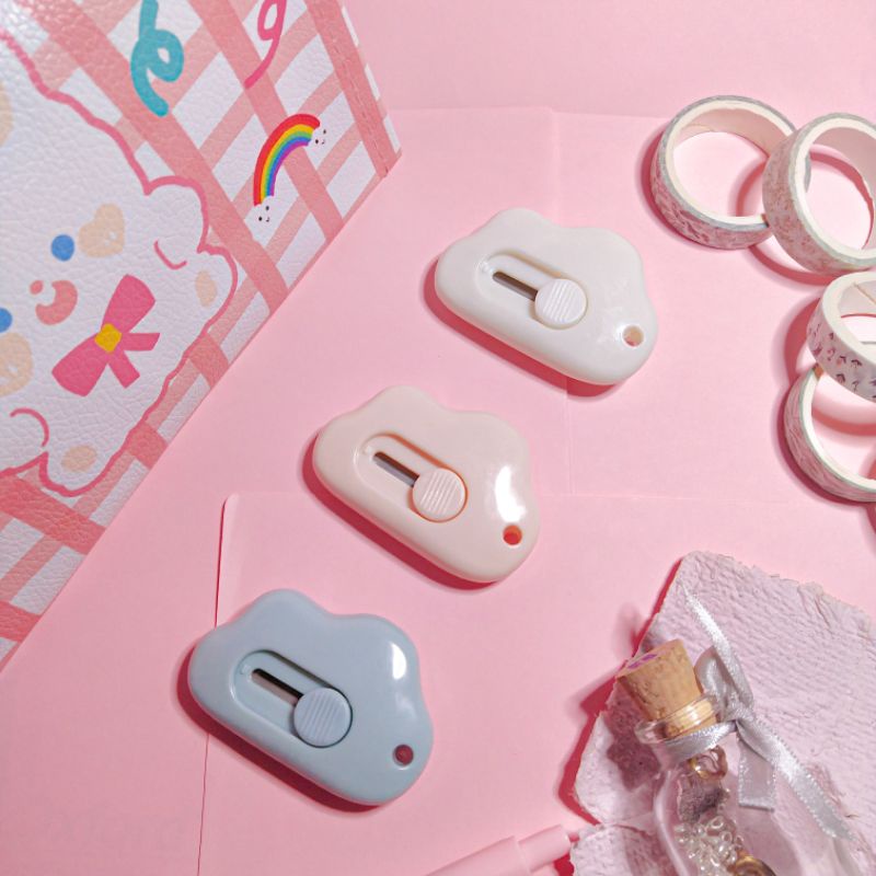 Cloud Mini Cutter Kawaii Cutter for Parcel Opening Craft Utility
