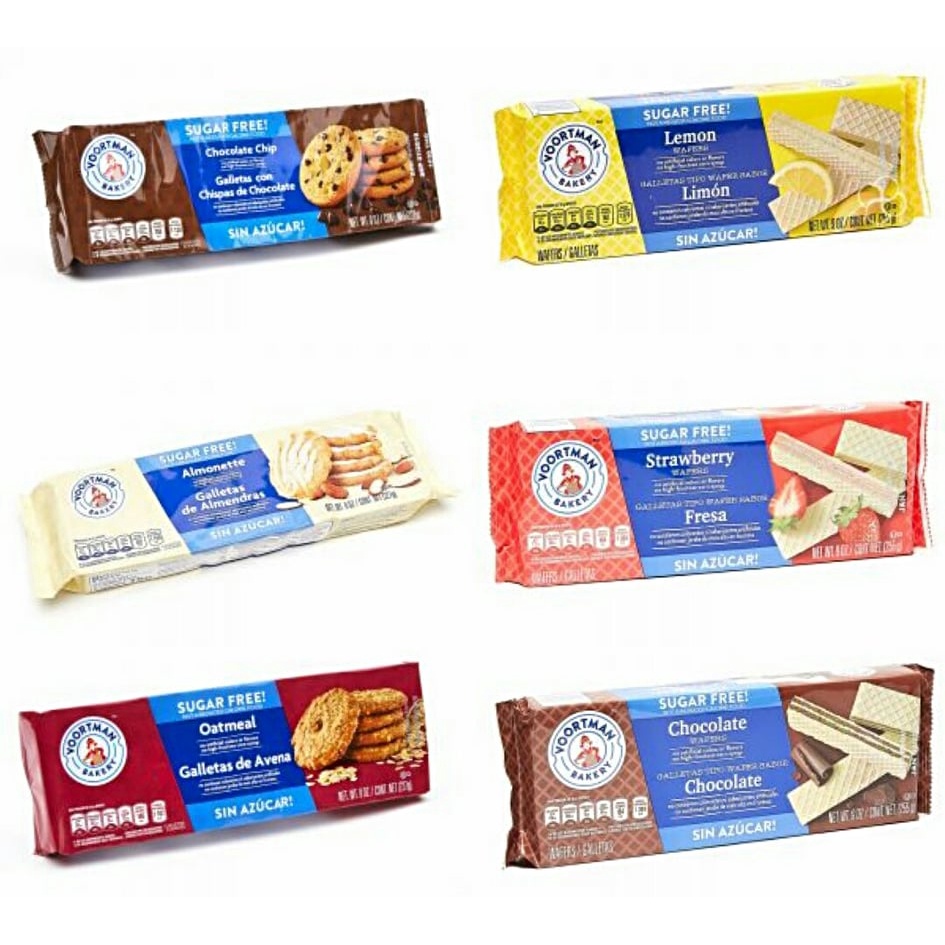 Voortman SUGAR FREE Cookies Diabetic Friendly Sugar Free Snack