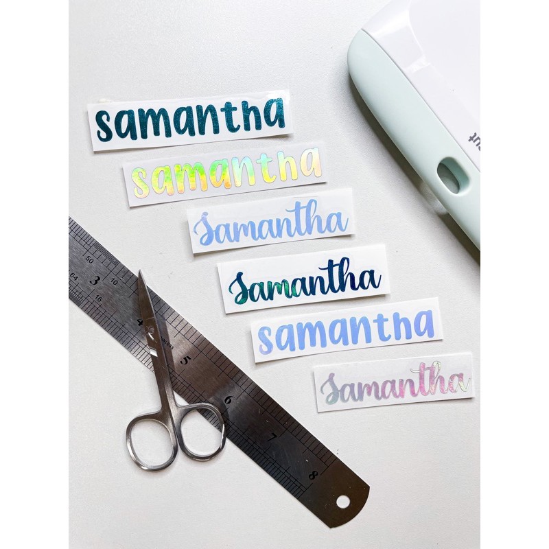 Custom Sticker Name Vinyl Decals Shopee Philippines