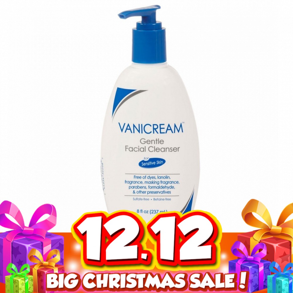 Vanicream Gentle Facial Cleanser for Sensitive Skin Fragrance Free