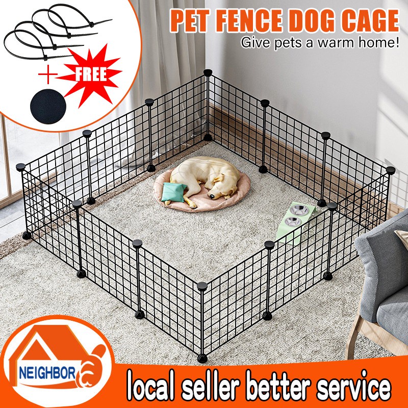 【Free Install Tools】Small Pet Pen Bunny Cage Dogs Playpen Animal Fence