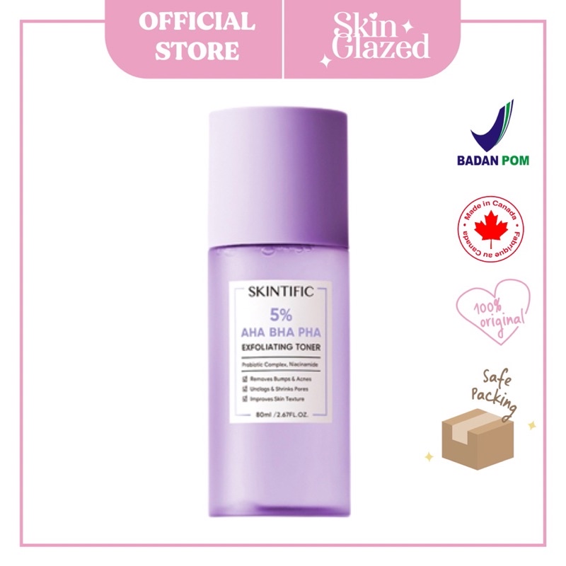 Skintific 5 AHA BHA PHA Exfoliating Toner Shopee Philippines