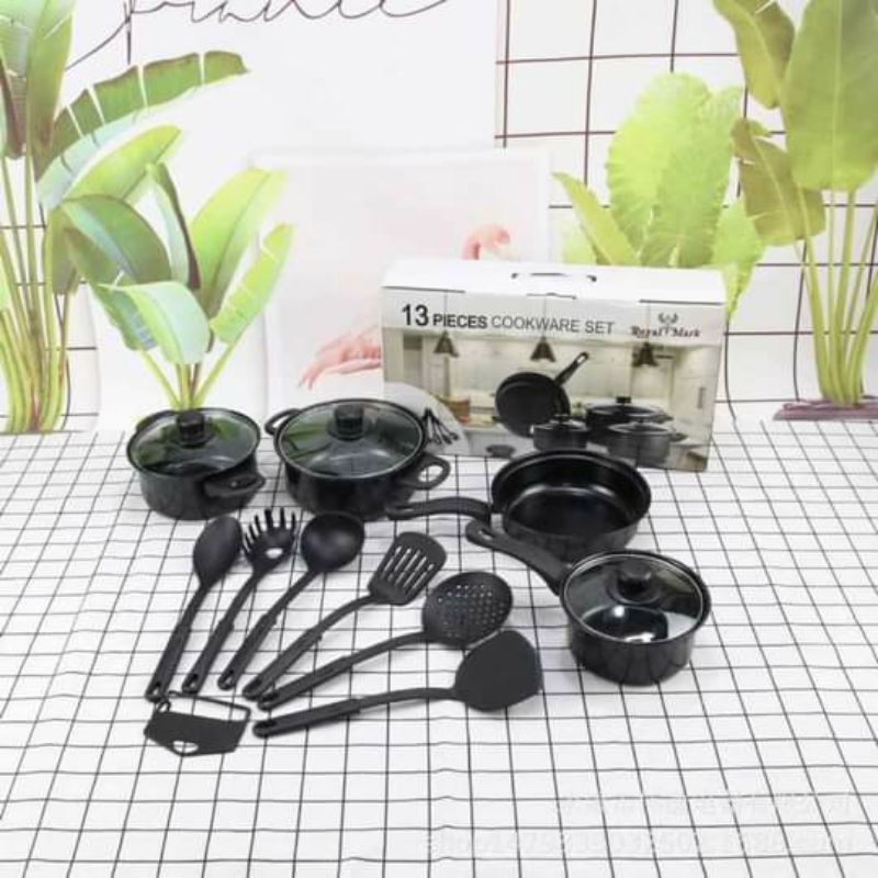 13 pieces Cookware Set Shopee Philippines