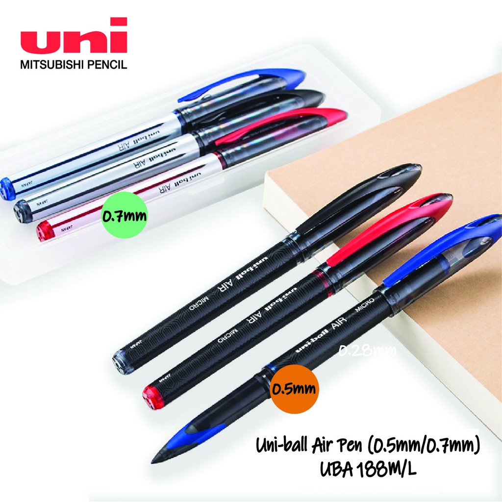 UniBall Uniball Air Roller Pen 0.7mm UB L Shopee Philippines