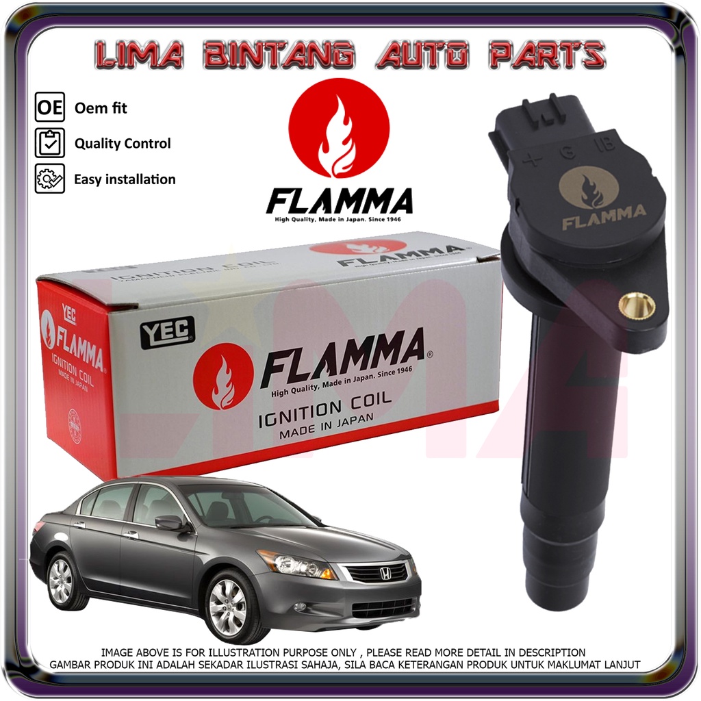 Honda Accord TAO CP1 CP2 Ignition Coils , Plug Coil YEC Flamma ( 2.0