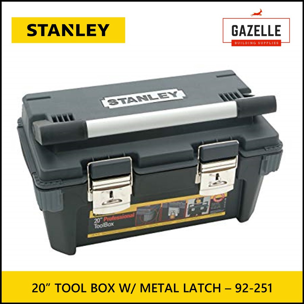 Stanley Heavy Duty Tool Box w/ Metal Latch 20" Toolbox 92251 Shopee Philippines