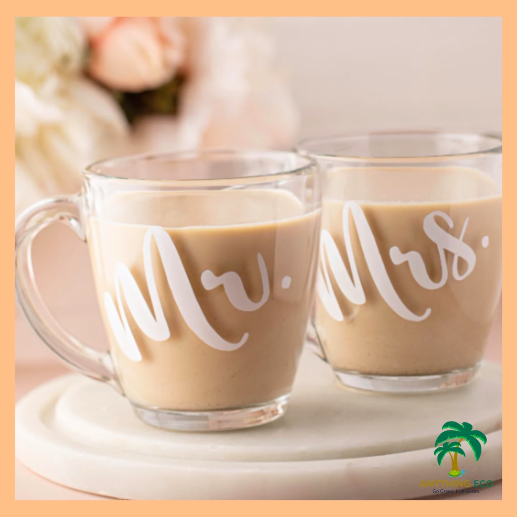 Personalized Glass Mug / Cup 280ML (Souvenir for Baptism / Wedding