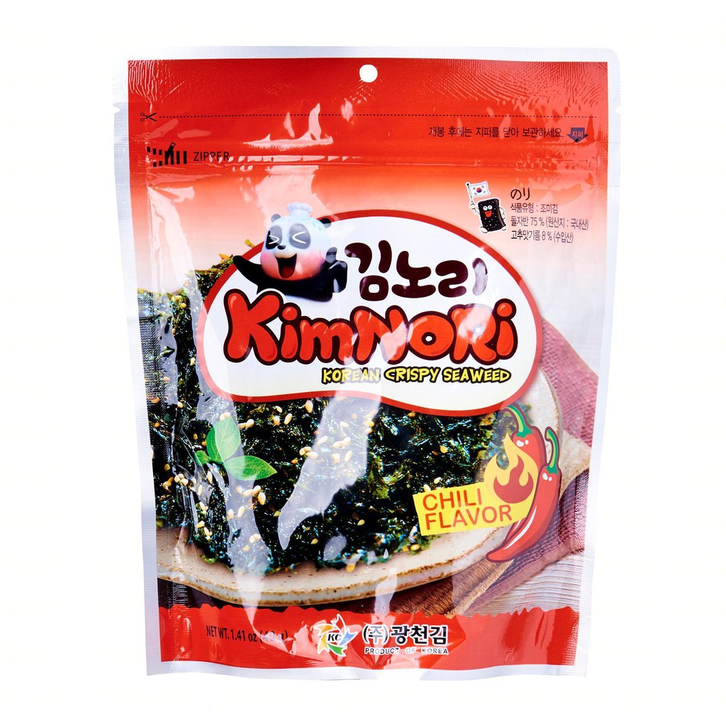 KimNori Korean Crispy Seaweed Spicy flavor 40g. Shopee Philippines