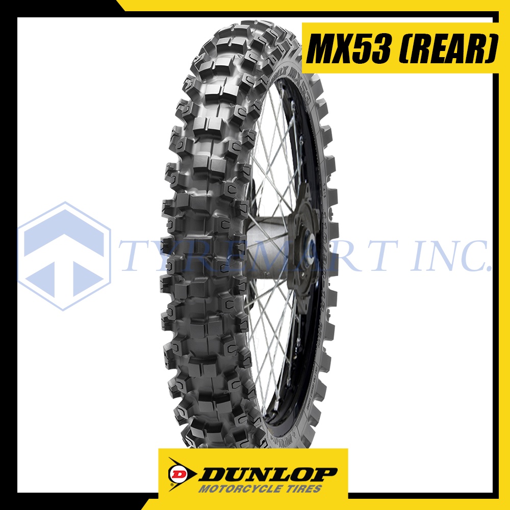 Dunlop Tires MX53 110/10018 64M Tubetype OffRoad Motorcycle Tires