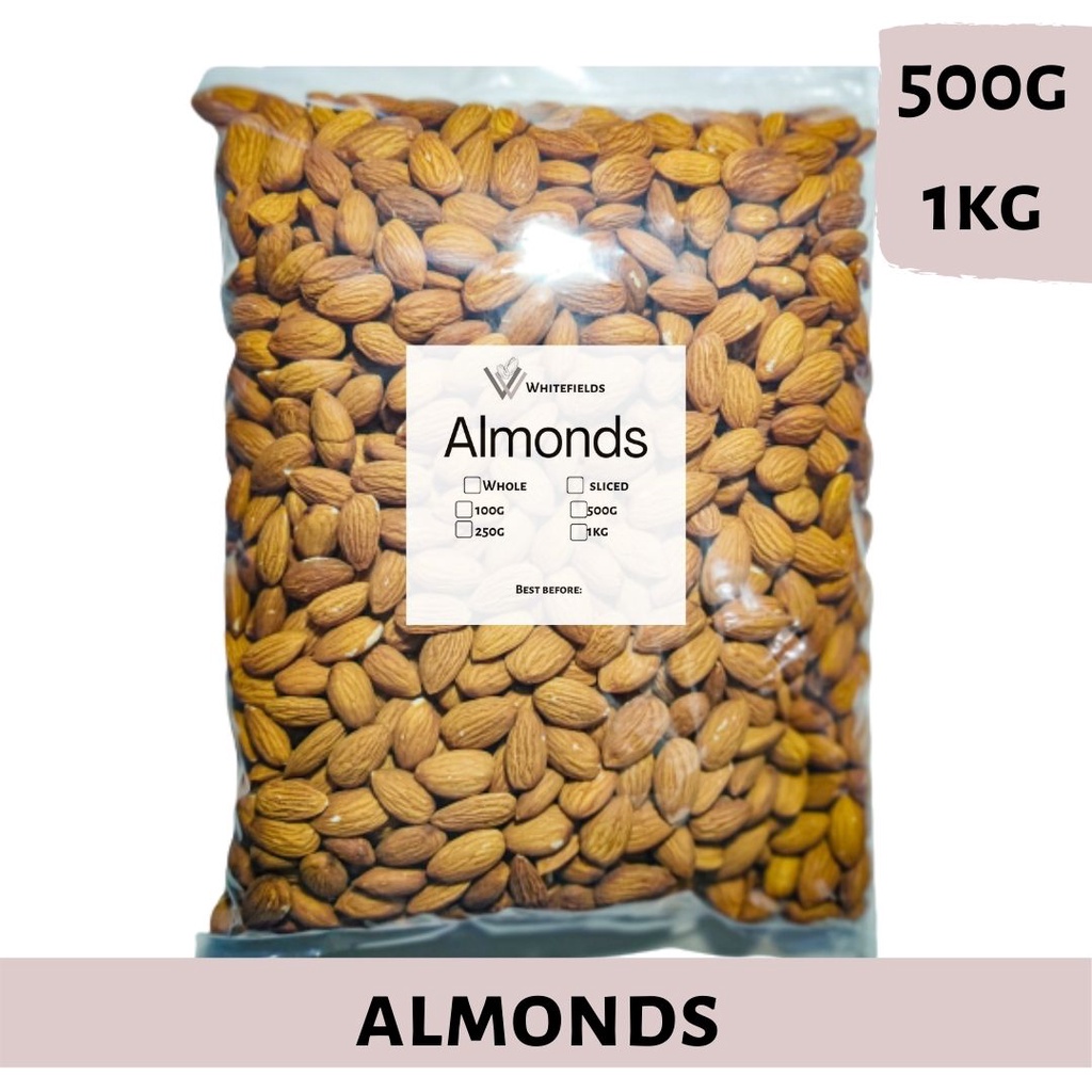 Raw Almonds (500g / 1kg) Wholesale Shopee Philippines
