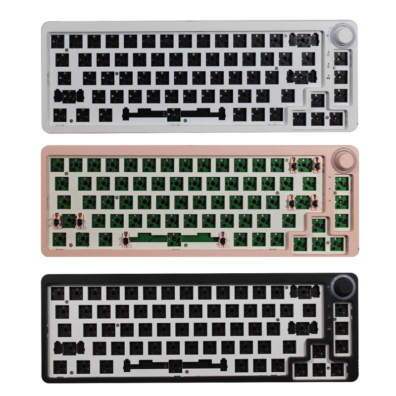 TM680 Mechanical Keyboard DIY Kit Hotswap Wired Keyboard Compatible Cherry MX Gateron Kailh
