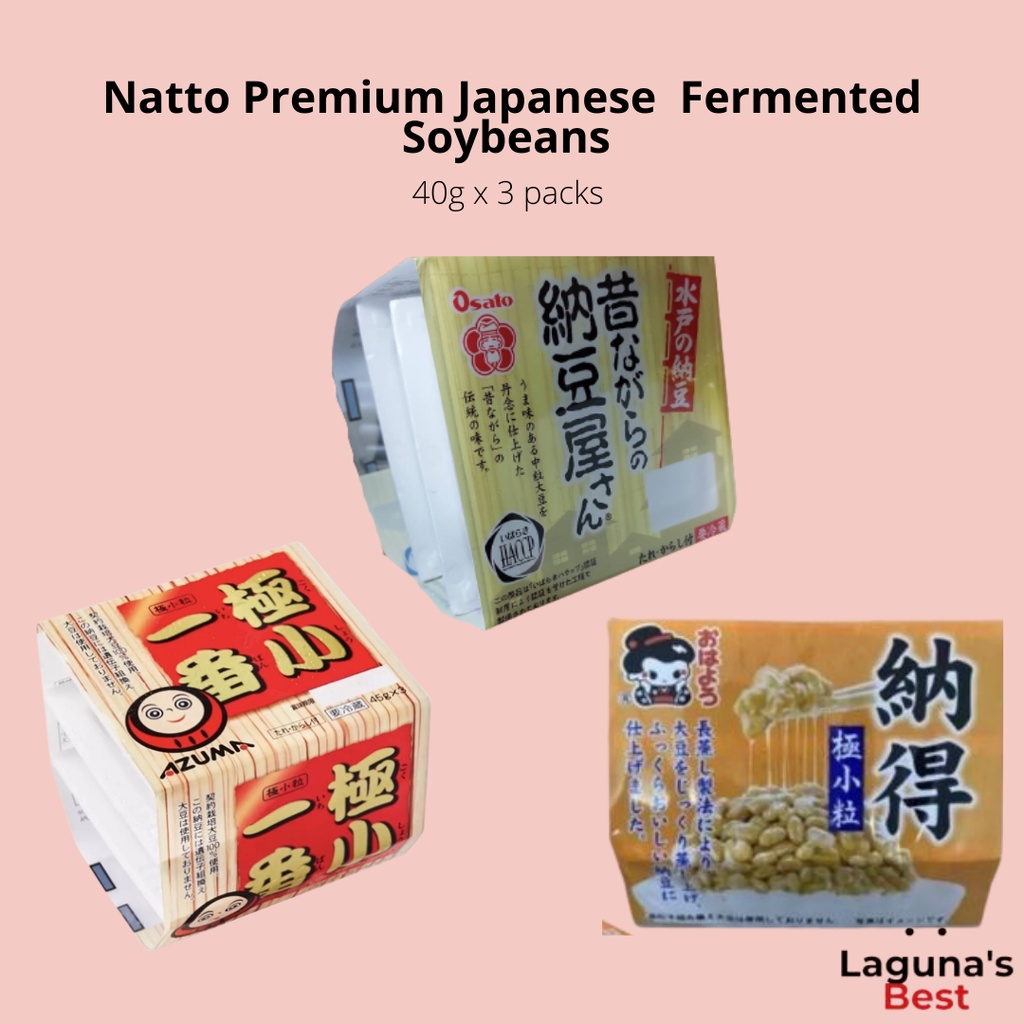 Natto Premium Japanese Fermented Soybeans 40g x 3 packs (Metro Manila only) Shopee Philippines