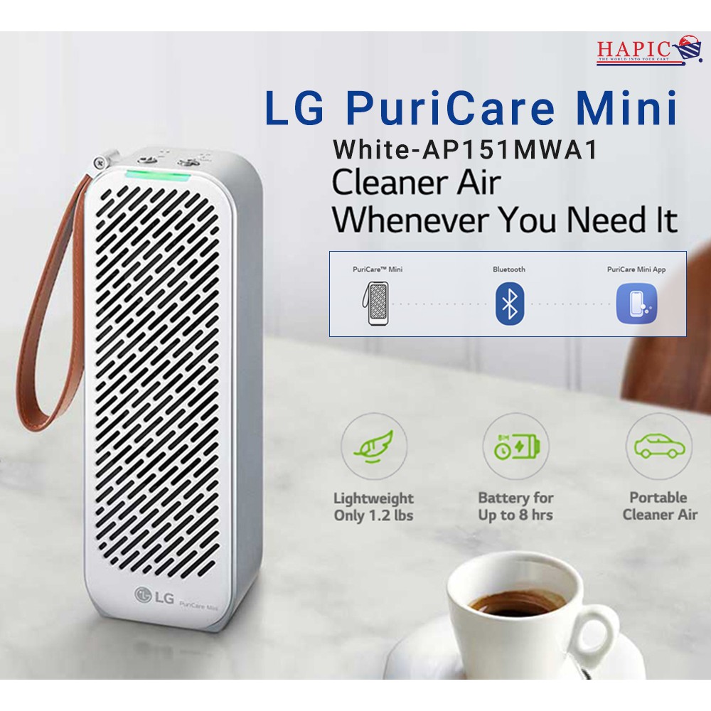 LG PuriCare Mini Air Purifiers Portable wireless air purifier 530g