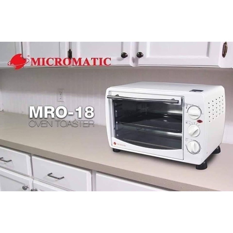 Micromatic MRO18 Electric Rotisserie Microwave Oven 19L Shopee