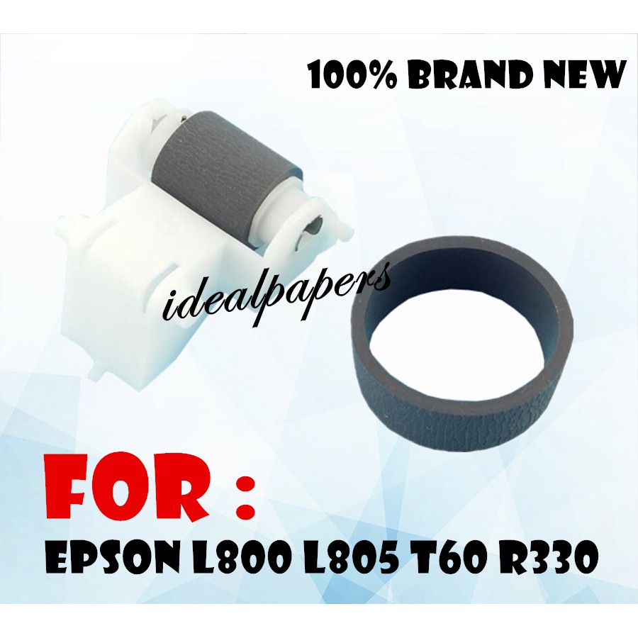 espon L800 L805 T60 paper feed pickup roller rubber set Shopee