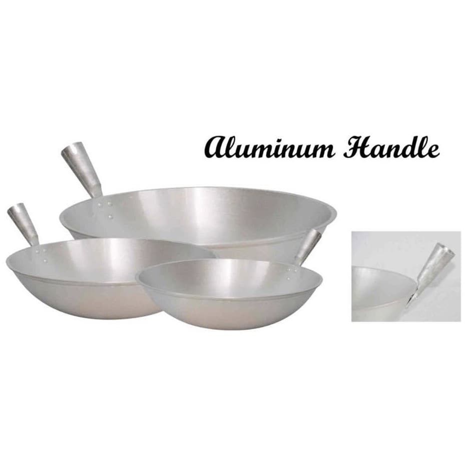 Aluminum Frying Pan Aluminum Handle (Kawali) 770g Capacity of Bihon