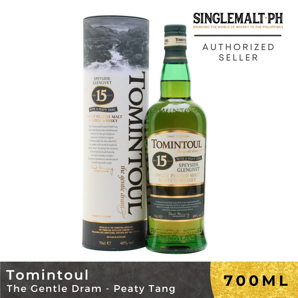 Tomintoul The Gentle Dram Peaty Tang Scotch Whisky 70cl Shopee Philippines