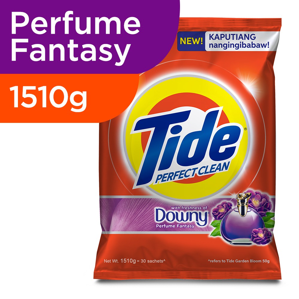 Tide Perfect Clean Perfume Fantasy Laundry Powder Detergent (1.51kg