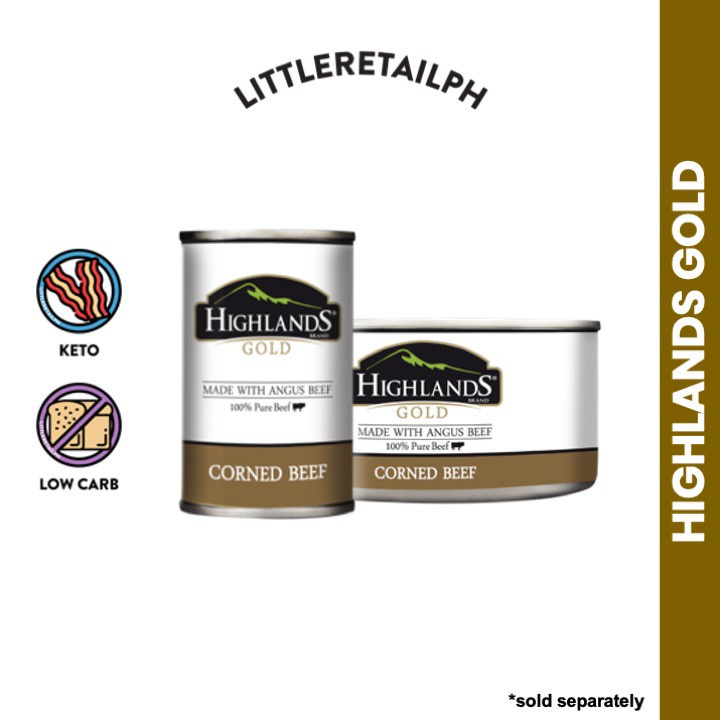 Highlands Gold Corned Beef Keto/Low Carb Approved Canned GoodsReady