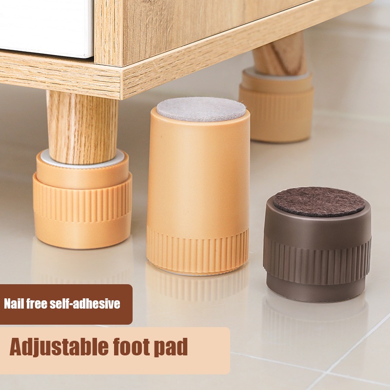 Abs Heightening Pad Wooden Riser Adjustable Removable Adds Height