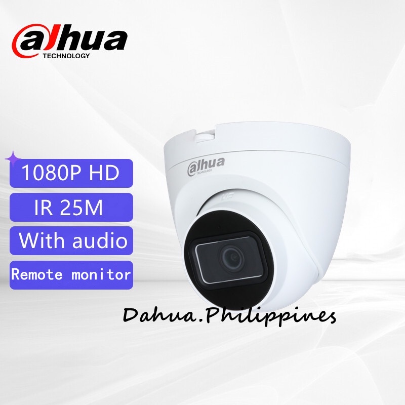 Dahua 2MP/5MP HD IR Eyeball CCTV camera With Audio Indoor Wired