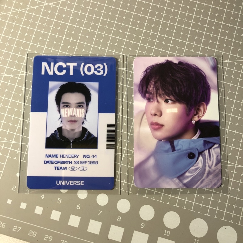 NCT Universe photopack id card set hendery shotaro Shopee Philippines