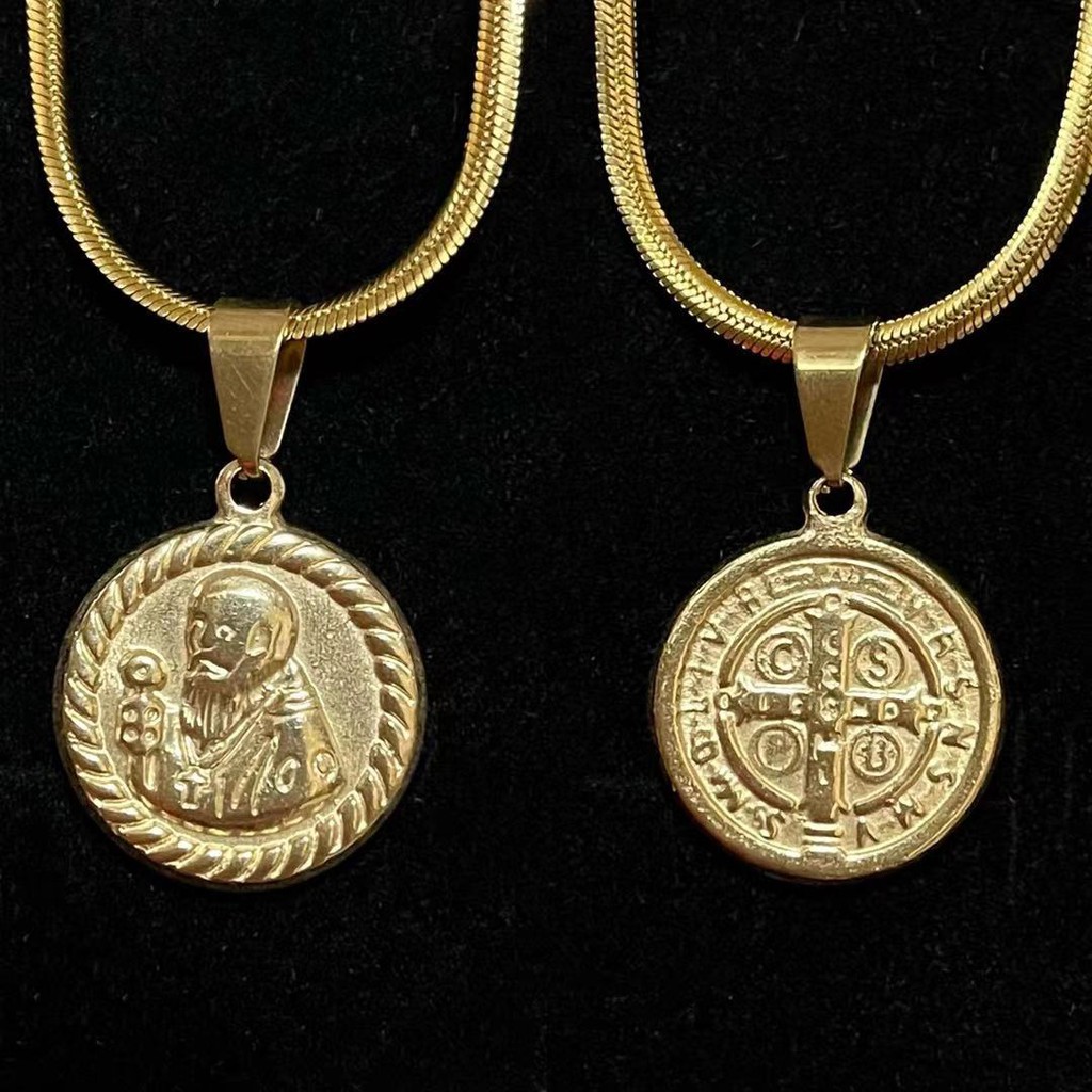 Padre Pio Stainless steel necklace high quality necklace Shopee